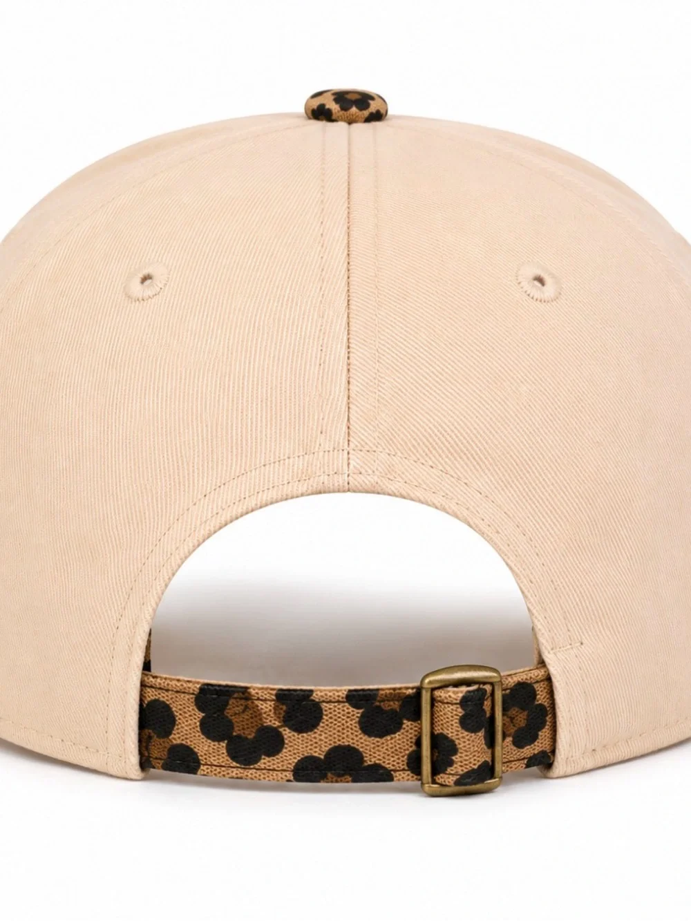 “Jesus Paid It All” Embroidered Trucker Hat | Cream Leopard Faith Cap NWT